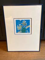 Corneille Zeefdruk in Blauwe Lijst, Ophalen of Verzenden