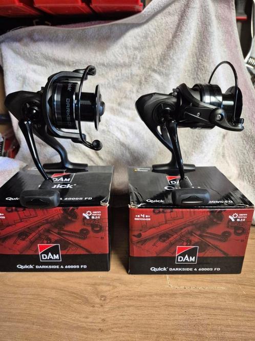 2 karpermolens te koop, Watersport en Boten, Hengelsport | Algemeen, Zo goed als nieuw, Molen, Ophalen of Verzenden