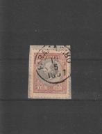 Suriname 1873. NVPH 14 op papier, Gestempeld., Postzegels en Munten, Postzegels | Suriname, Verzenden, Gestempeld