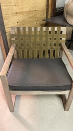 Roda 2x network lounge stoelen., Tuin en Terras, Tuinbanken, Ophalen, Gebruikt, Hout