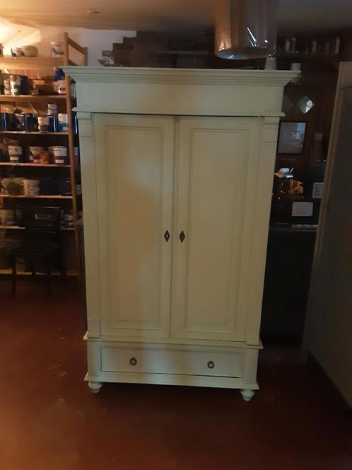 Brocante grenen kast kledingkast DEMONTABEL, Kinderen en Baby's, Kinderkamer | Commodes en Kasten, Gebruikt, 105 cm of meer, 100 cm of meer