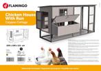 Nieuw Flamingo Kippenhok Calypso Cottage Grijs, Ophalen of Verzenden, Nieuw, Kippenhok of Kippenren