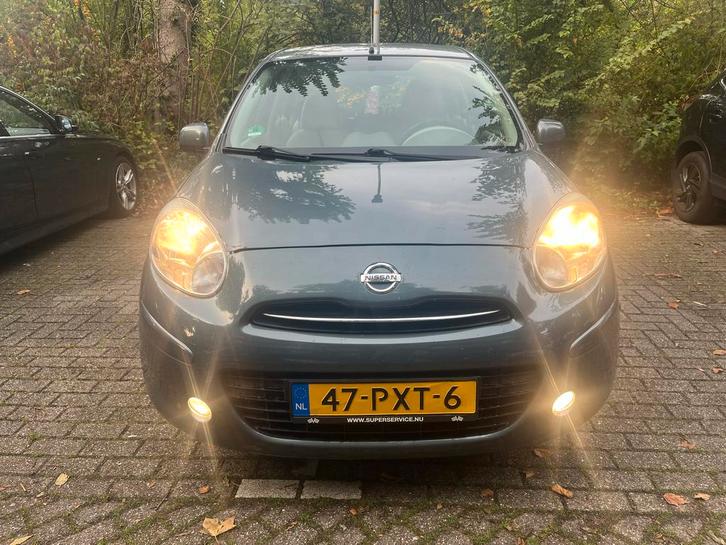 Nissan Micra 1.2 59KW 5DR CVT 2011 Grijs, Auto's, Nissan, Particulier, Micra, Benzine, Euro 5, B, Hatchback, Automaat, Origineel Nederlands
