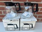 2x Alex Meijer glazen koffiekan voor koffiemachine, 10 kopjes of meer, Ophalen of Verzenden, Zo goed als nieuw, Koffiemachine