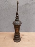 Birmese mini tempel messing parelmoer emaille 31cm., Huis en Inrichting, Woonaccessoires | Boeddhabeelden, Ophalen of Verzenden