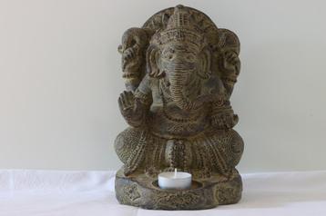 Ganesha voor waxinelichtje beton(NIEUW)VERZENDEN MOGELIJK!! beschikbaar voor biedingen