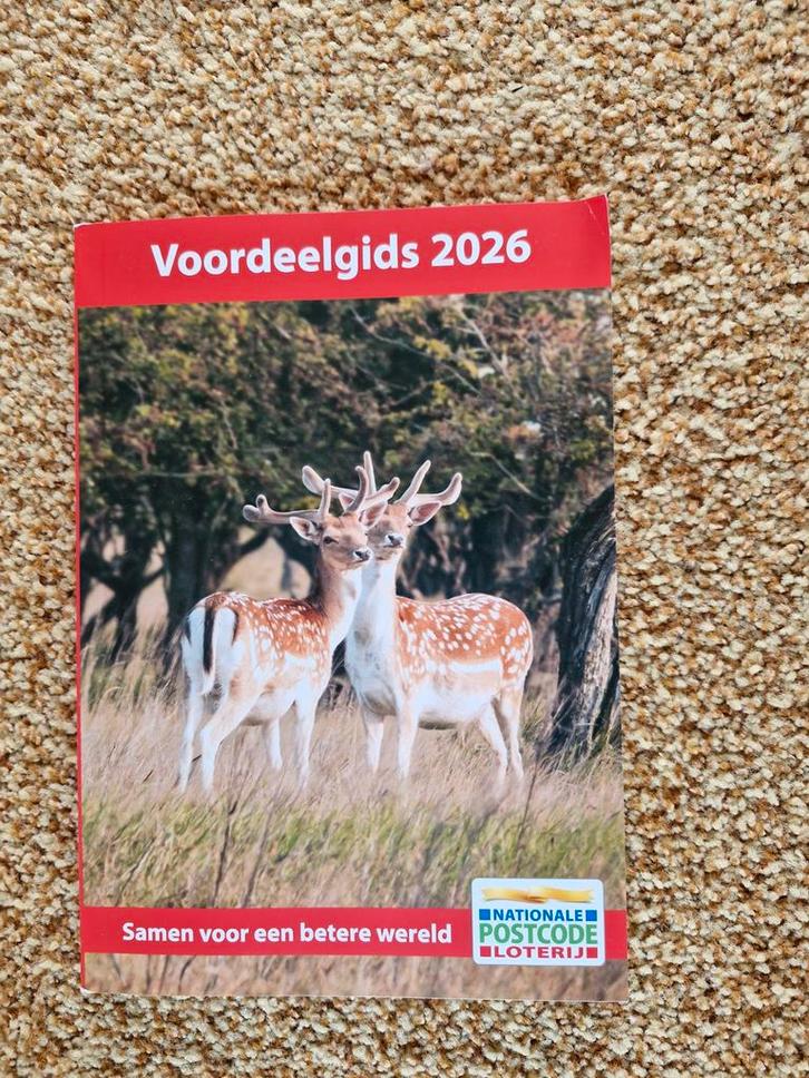 voordeel gids postcode loterij 2026, Boeken, Overige Boeken, Zo goed als nieuw, Ophalen of Verzenden