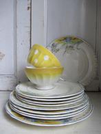 ~ 10-delige oude borden set, Engels, bricbracbrocante ~, Antiek en Kunst, Antiek | Servies los, Ophalen of Verzenden