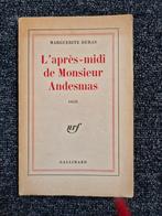 L' apres- midi de monsieur Andemas - Marguerite Duras, Ophalen of Verzenden