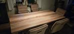 Mooie houten eettafel, Huis en Inrichting, Tafels | Eettafels, Ophalen, Gebruikt, 150 tot 200 cm, Vijf personen of meer