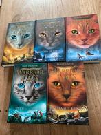 Warrior cats serie 4 deel 1-5, Ophalen of Verzenden, Zo goed als nieuw