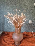 HK Living Vaas - Perzik Kleur - mat glas, Huis en Inrichting, Woonaccessoires | Vazen, Overige kleuren, Ophalen of Verzenden, Minder dan 50 cm