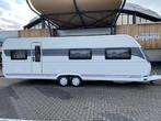 Hobby Prestige 720 UKFE 2023 BLACKLINE, Caravans en Kamperen, Treinzit, Bedrijf, 7 tot 8 meter, Hordeur