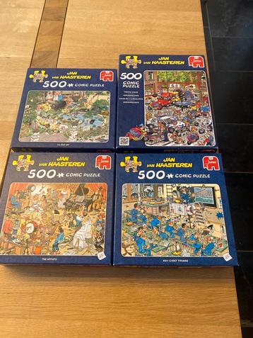 Jan van Haasteren Puzzels (4x) beschikbaar voor biedingen