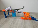 Hot Wheels Bewegende Trein met Auto, Kinderen en Baby's, Speelgoed | Racebanen, Ophalen of Verzenden, Hot Wheels, Handmatig, Racebaan