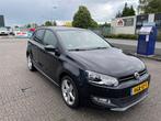 Volkswagen Polo 1.2 51KW 5Deurs,Airco,Cruise, Auto's, Voorwielaandrijving, Zwart, 1198 cc, Zwart