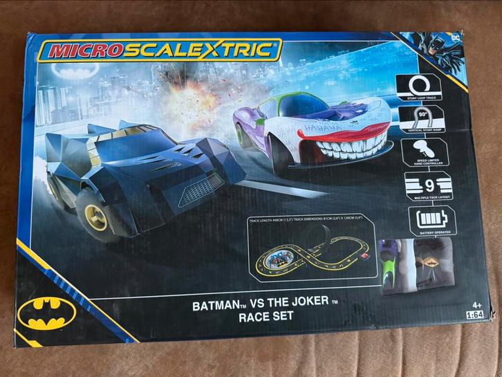 Micro Scalextric – Batman vs The Joker Race Set, Kinderen en Baby's, Speelgoed | Speelgoedvoertuigen, Zo goed als nieuw, Ophalen