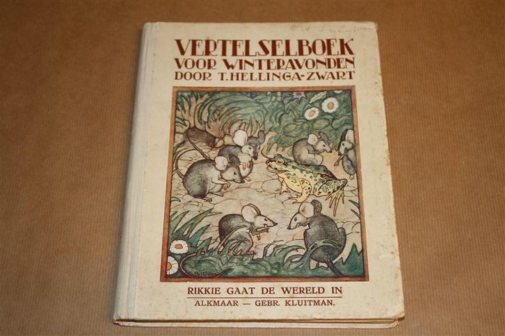 Vertelselboek voor winteravonden. Hellinga-Zwart, 1927., Boeken, Kinderboeken | Jeugd | onder 10 jaar, Gelezen, Ophalen of Verzenden