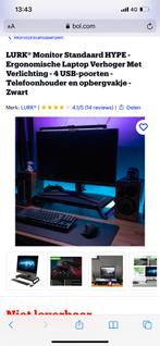LURK Monitor Standaard HYPER - Ergonomisch, Ophalen of Verzenden, Nieuw, In diepte verstelbaar