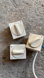 Rolluik schakelaar, Doe-het-zelf en Verbouw, Rolluiken, Ophalen of Verzenden, Gebruikt, Wit, Elektrische bediening