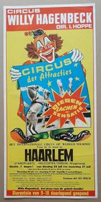 Circus poster Willy Hagenbeck 1972, Ophalen of Verzenden, Zo goed als nieuw