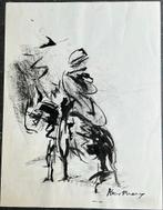 Kees Verwey - Houtskool en inkt tekening, gesigneerd, Antiek en Kunst, Ophalen of Verzenden