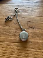 Mooi Alfa Zakhorloge met ketting, Overige merken, Zakhorloge, Staal, Ophalen of Verzenden