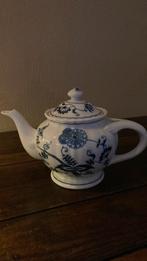 Blue Danube theepot, hoogte 15 cm incl. deksel, Antiek en Kunst, Antiek | Servies los, Ophalen of Verzenden
