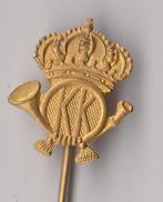 Zweden Jagers Regiment KK speldje, Niet vindbaar, Niet vindbaar, Nederland, Embleem of Badge
