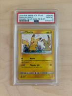 Pikachu SM162 PSA 10 - Black Star Promo, Ophalen of Verzenden, Zo goed als nieuw, Losse kaart, Foil