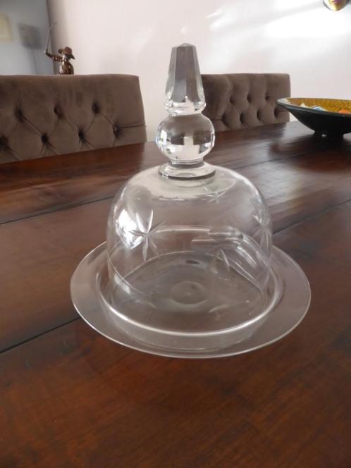 kaasstolp glas, Antiek en Kunst, Antiek | Glas en Kristal, Ophalen of Verzenden