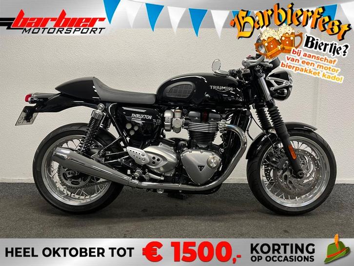 Triumph THRUXTON 1200 LEASE VOORDELIG!, Motoren, Motoren | Triumph, Bedrijf, Toermotor, meer dan 35 kW, 2 cilinders, Motorrijbewijs A