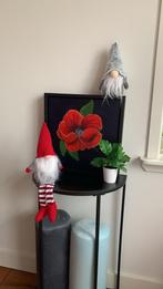 Klaproos schilderij 30x30 met baklijst, Huis en Inrichting, Ophalen of Verzenden, Nieuw