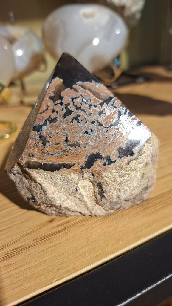 Agaat Punt - Uniek Mineraal, Verzamelen, Mineralen en Fossielen, Ophalen of Verzenden, Mineraal