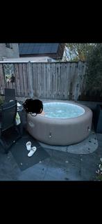 Lay Z Spa jaccuzi “Palm Springs” incl. Pomp, Ophalen of Verzenden, Zo goed als nieuw, Pomp