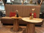 Diverse meubels: bank, tafels, stoelen, barkrukken, Huis en Inrichting, Stoelen, Ophalen, Gebruikt, Hout