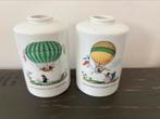 Twee kleine vaasjes met luchtballonnen van Veritable Limoges, Ophalen of Verzenden