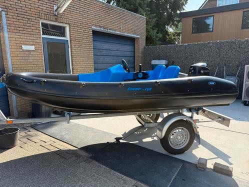 Summer Fun 365, Watersport en Boten, Vis- en Consoleboten, Zo goed als nieuw, Tot 10 pk, 3 tot 6 meter, Benzine, Buitenboordmotor