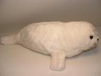 GEHARO ZEEHOND JONG PLUCHE WIT MET ZWARTE HARDE, Ophalen of Verzenden, Nieuw, Overige typen