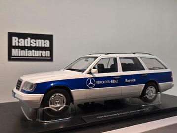 Mercedes-Benz E-klasse S124 " SERVICEAUTO " 1:18 Triple9  beschikbaar voor biedingen