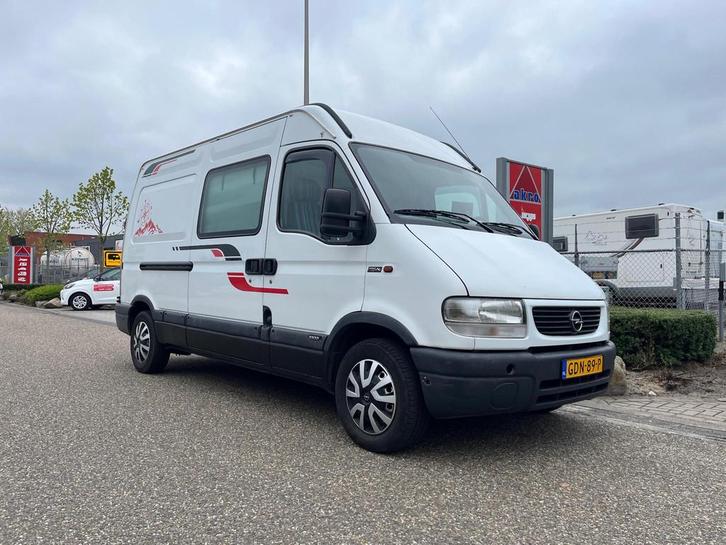 Opel Movano 2.2DTi L2H2| Buscamper | Achteruitrijcamera | Tr, Caravans en Kamperen, Campers, Bedrijf, tot en met 2, Buscamper of Camperbus