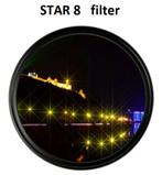 Star filter 8 starfilter 62 mm Canon Sony Nikon Pentax 62mm, Ophalen of Verzenden, Nieuw, 60 tot 70 mm, Overige typen