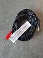 10m 2x rca naar 3.5mm, Ophalen of Verzenden, Nieuw, Minder dan 2 meter