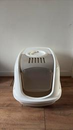Savic kattenbak nestor XXL beige/wit, Ophalen, Zo goed als nieuw, Gesloten