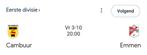 Te koop SC Cambuur -FC Emmen 3/10/25, Tickets en Kaartjes