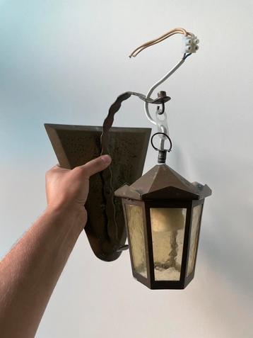 Wandlamp koper antiek beschikbaar voor biedingen