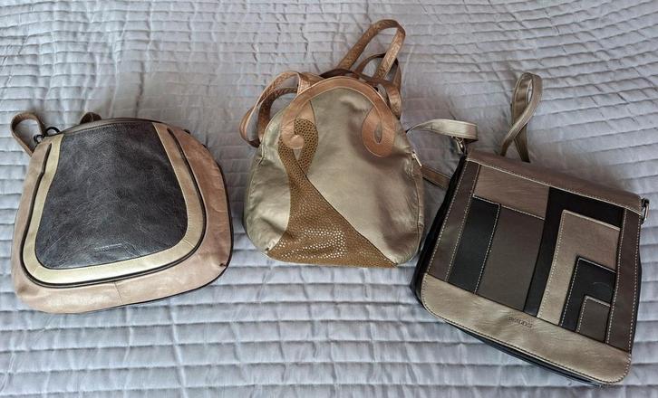 Grote uitverkoop...leren tas- kerst- footnotes- Cinzia Rocca, Sieraden, Tassen en Uiterlijk, Overige Accessoires, Zo goed als nieuw