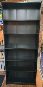 Ikea BILLY Boekenkast, Zwart, 80x28x202 cm, 50 tot 100 cm, 25 tot 50 cm, Zo goed als nieuw, 200 cm of meer