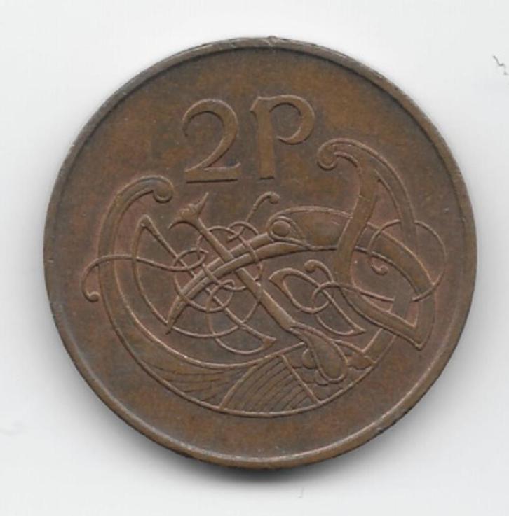 Ierland 2 pence 1975 KM# 21, Postzegels en Munten, Munten | Europa | Niet-Euromunten, Losse munt, Overige landen, Verzenden