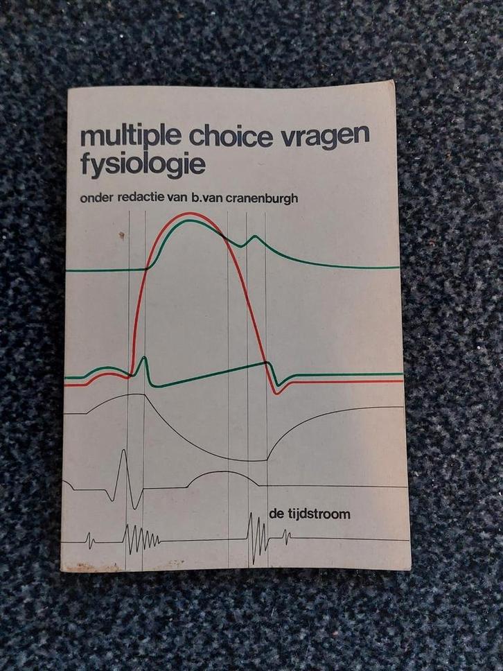 BOEK: Multiple choice vragen fysiologie, Boeken, Gezondheid, Dieet en Voeding, Gelezen, Ziekte en Allergie, Ophalen of Verzenden
